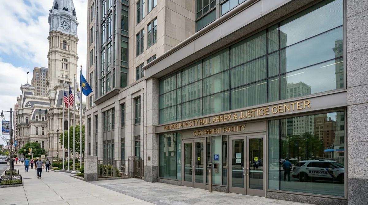 Philadelphia government building blast mitigation film Government facility blast mitigation film in Philadelphia