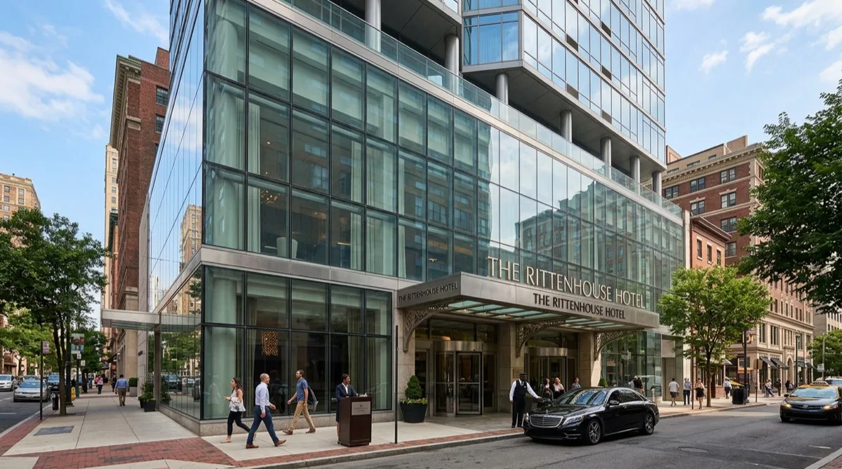 Hotel lobby blast mitigation window film Philadelphia Hotel lobby blast film in Center City Philadelphia